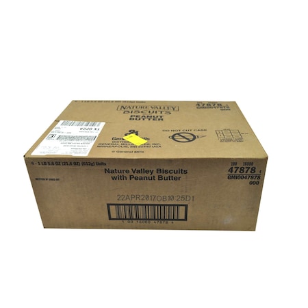 Nature Valley Nature Valley Biscuits With Peanut Butter 21.6 oz., PK96 16000-47878